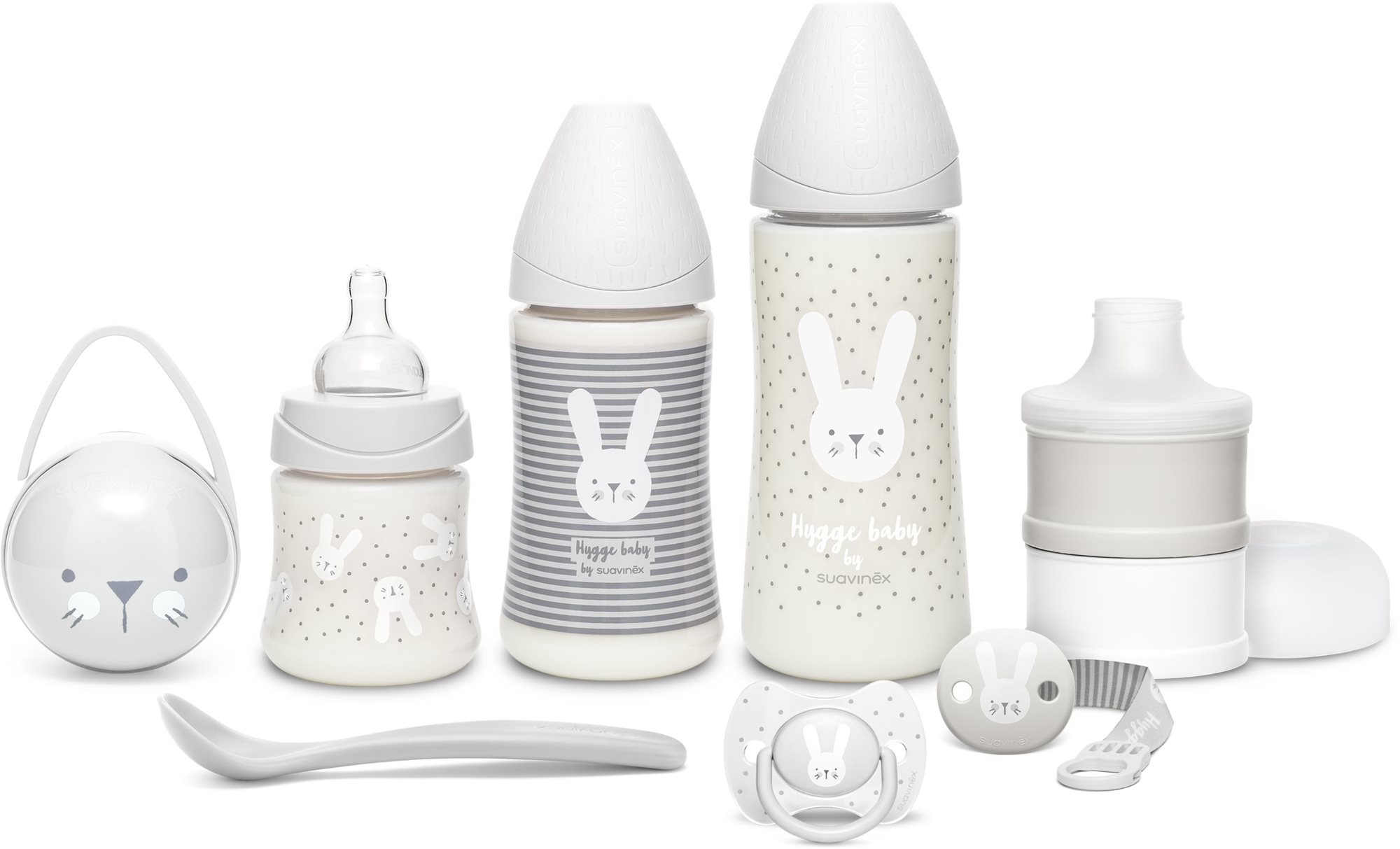 Suavinex Hygge újszülött szett Welcome - szürke