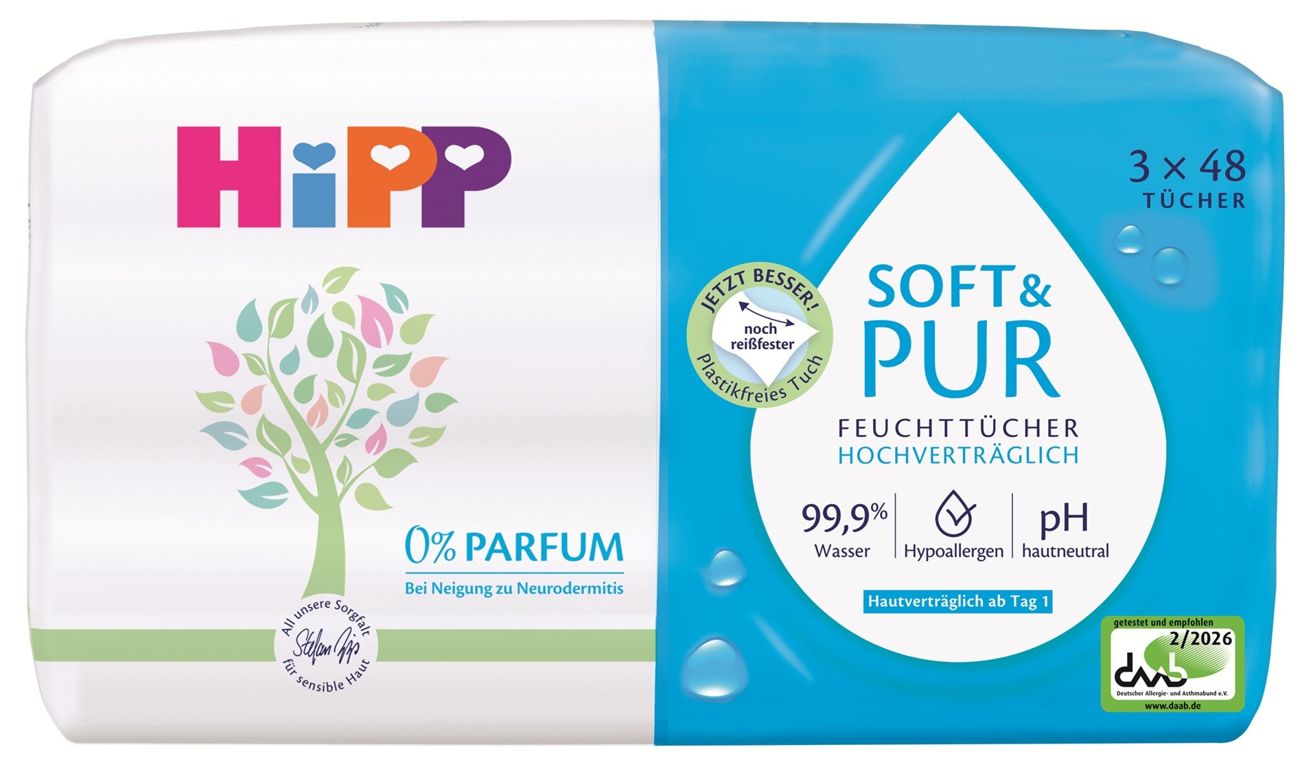 HiPP Babysanft Soft &Pur (3×48 darab)