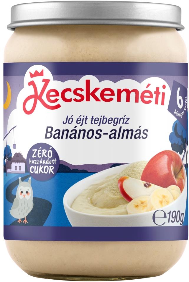 KECSKEMÉTI Banános-almás tejbegríz 190g