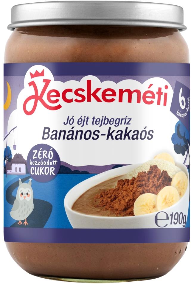 KECSKEMÉTI Banános-kakaós tejbegríz 190g