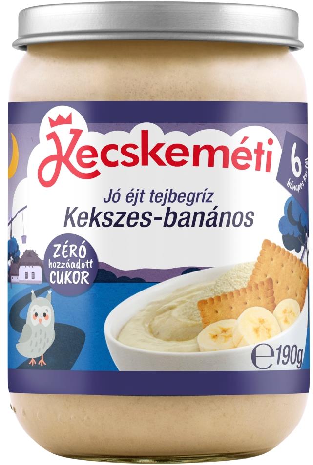 KECSKEMÉTI Kekszes-banános tejbegríz 190g