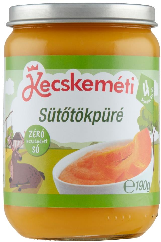 KECSKEMÉTI Sütőtökpüré 190g