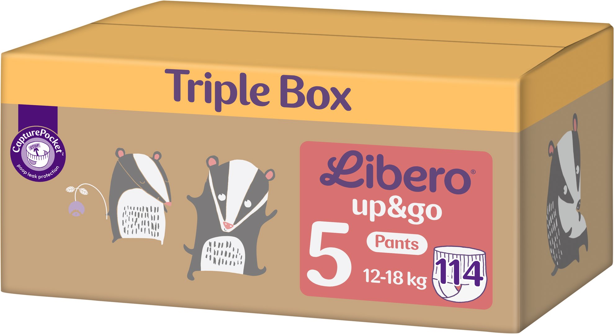 Libero Up&Go Triple Box 5, 114 db