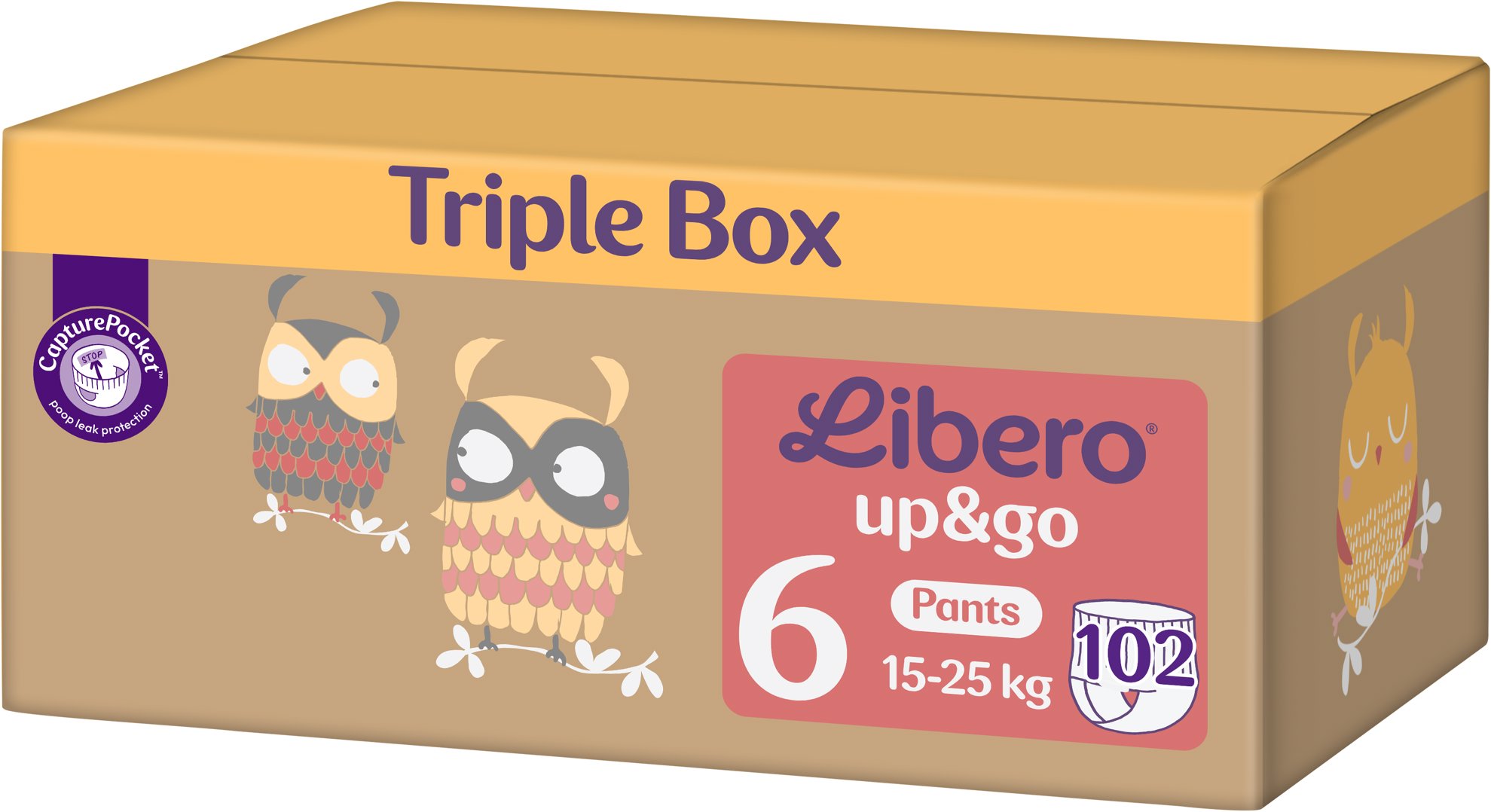 Libero Up&Go Triple Box 6, 102 db