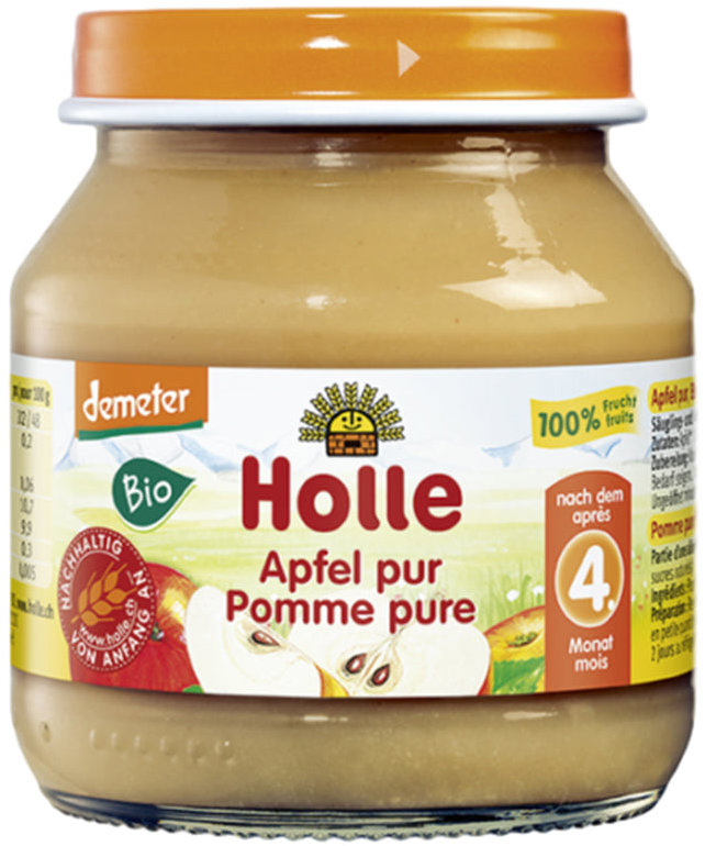 HOLLE Bio almapüré 125 g