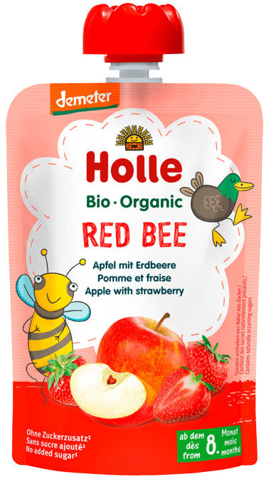 HOLLE Bio gyümölcspüré alma és eper 100 g