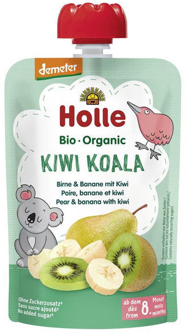HOLLE Bio körtével, banánnal és kivivel 100 g