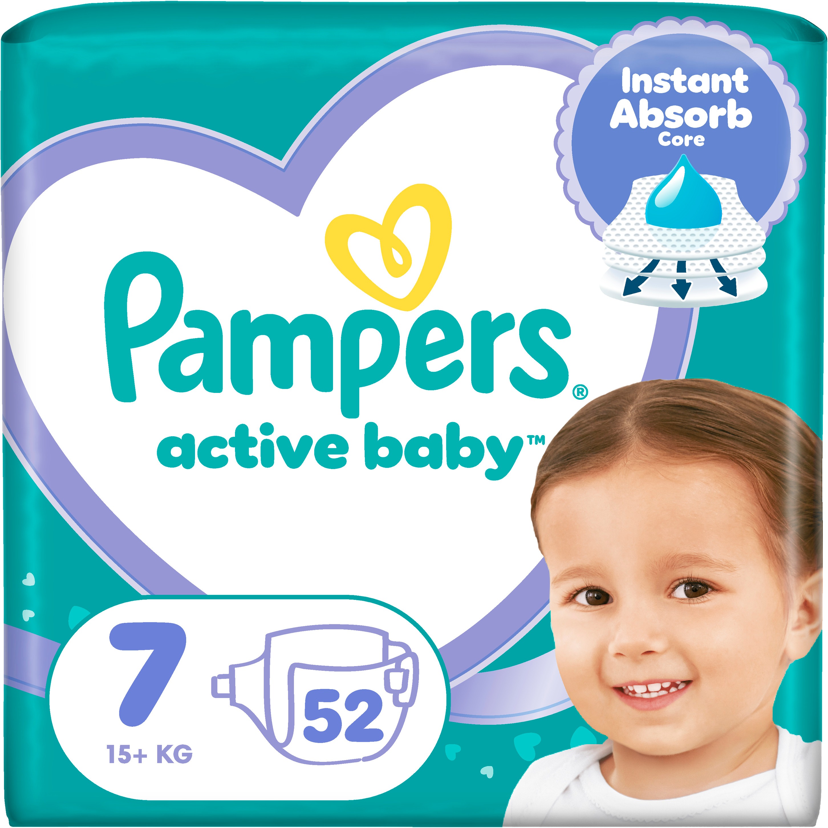 PAMPERS Active Baby 7 (52 db)