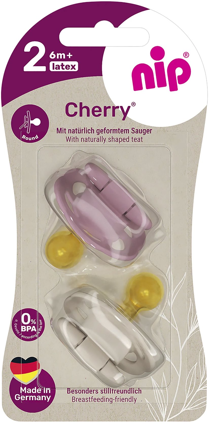 NIP Cherry Red/Brown, 6 hó+, 2 db