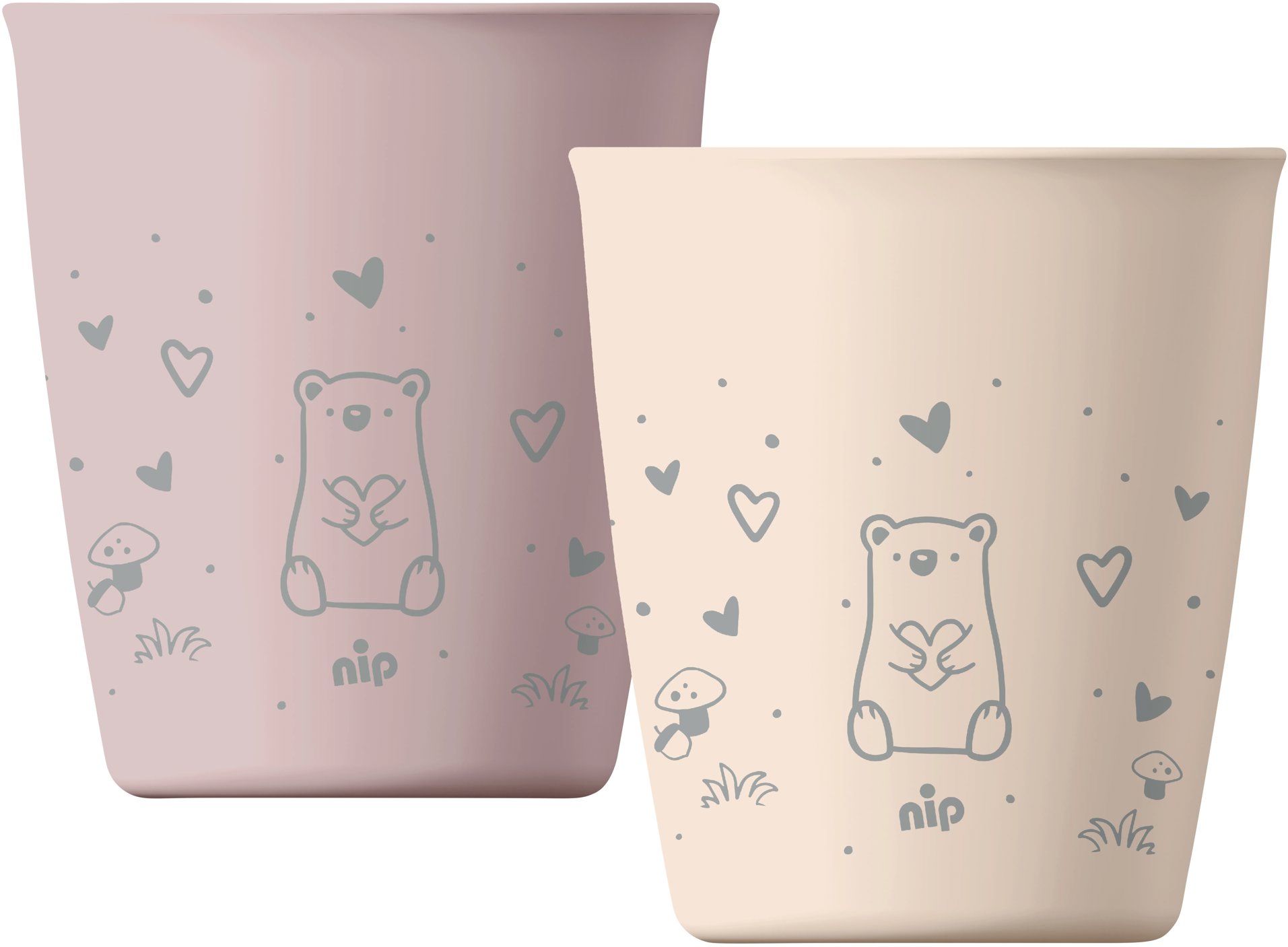 NIP Nature Line Pink, 12 hó+, 2 db