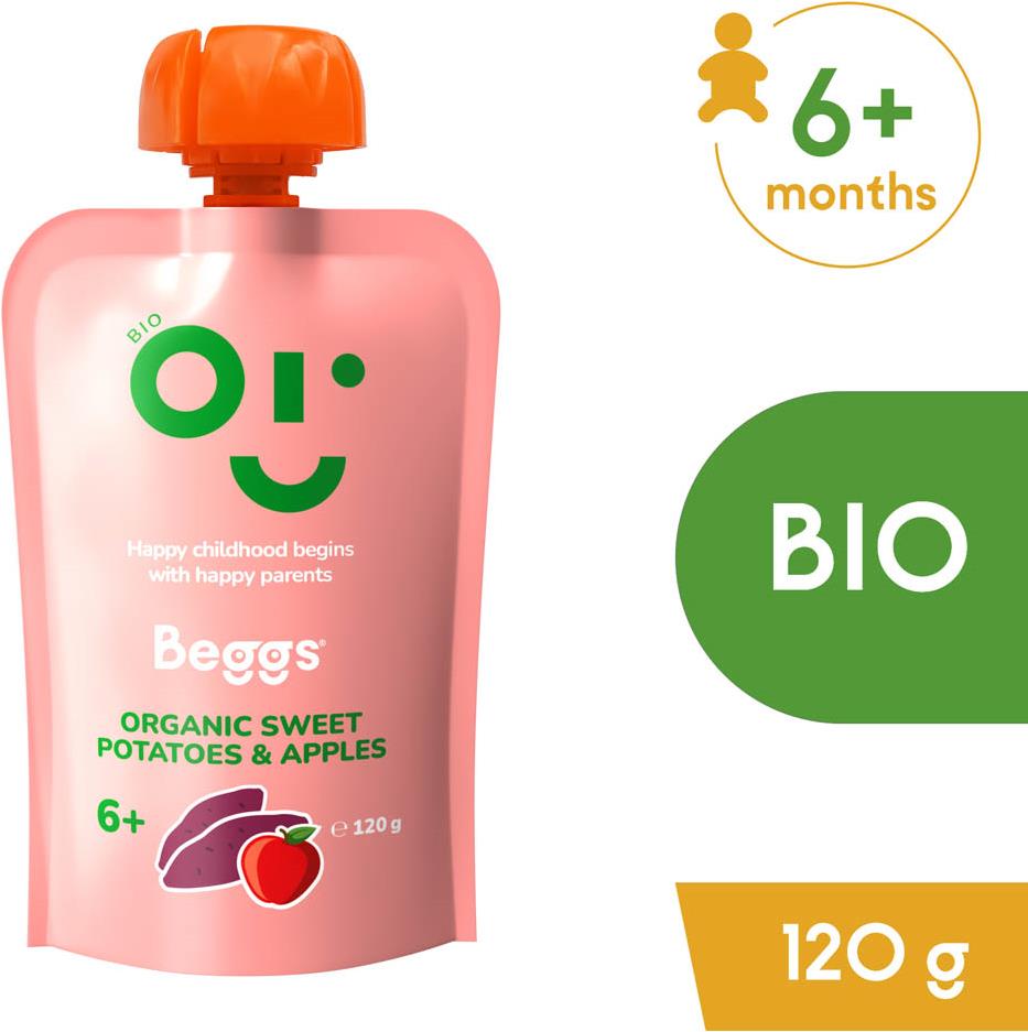 Beggs Bio édesburgonya és alma 120 g