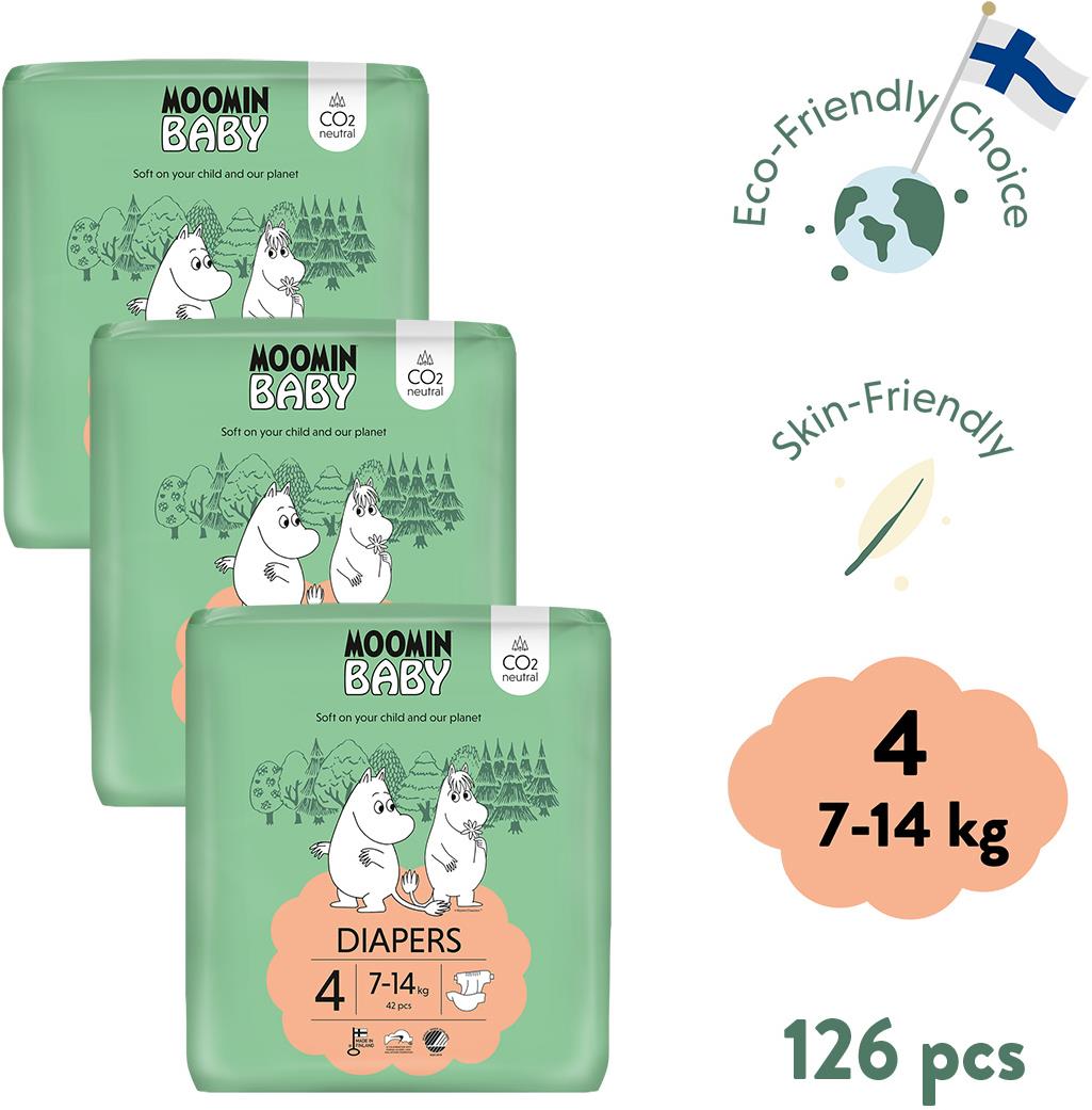 Moomin Baby 4 Maxi 7-14 kg (126 db)