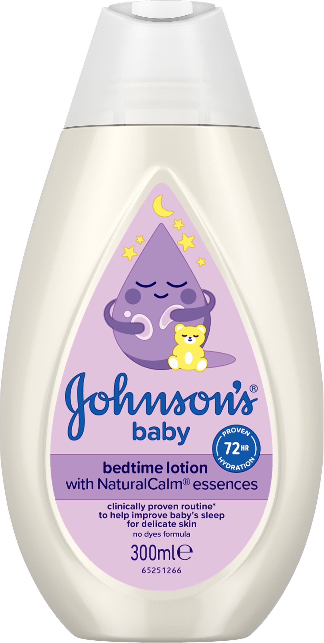 JOHNSON´S® Baby Bedtime testápoló krém a nyugodt alvásért, 300 ml