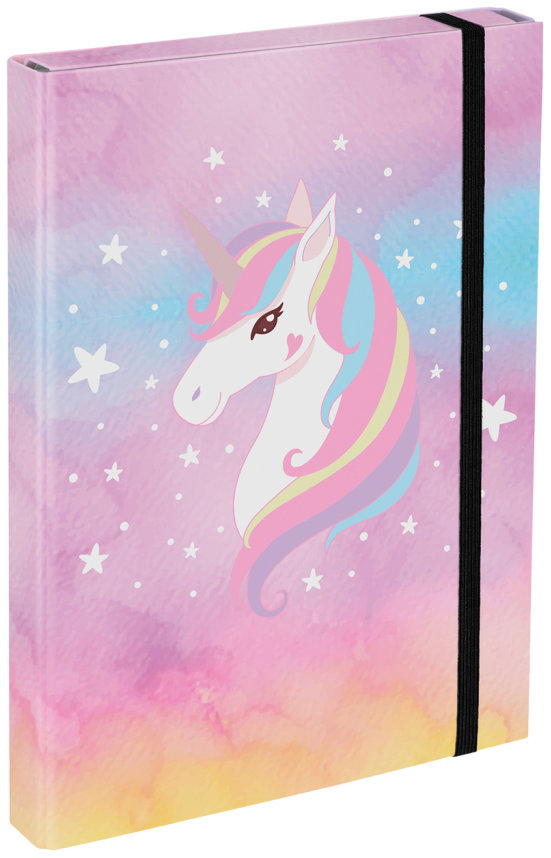 Baagl A4 Füzetbox - Rainbow Unicorn