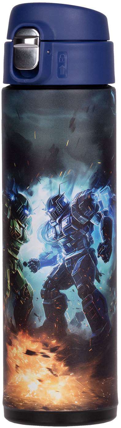 Baagl Hőtartó kulacs - Robotok, 450 ml