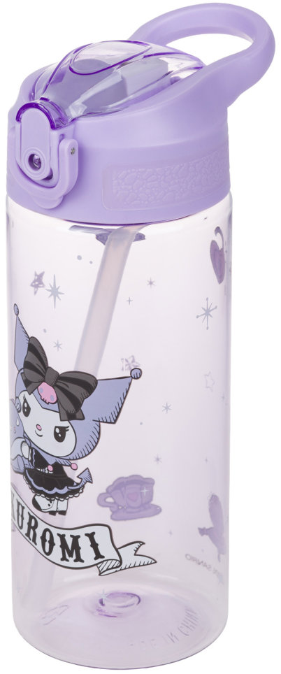 Baagl szívószálas tritán kulacs - Kuromi Fortune Dream, 500 ml