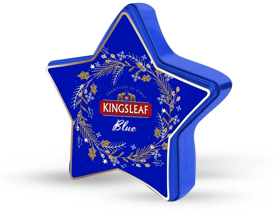 Basilur Kingsleaf Starlight Collection Blue, fémdobozos, 30 g
