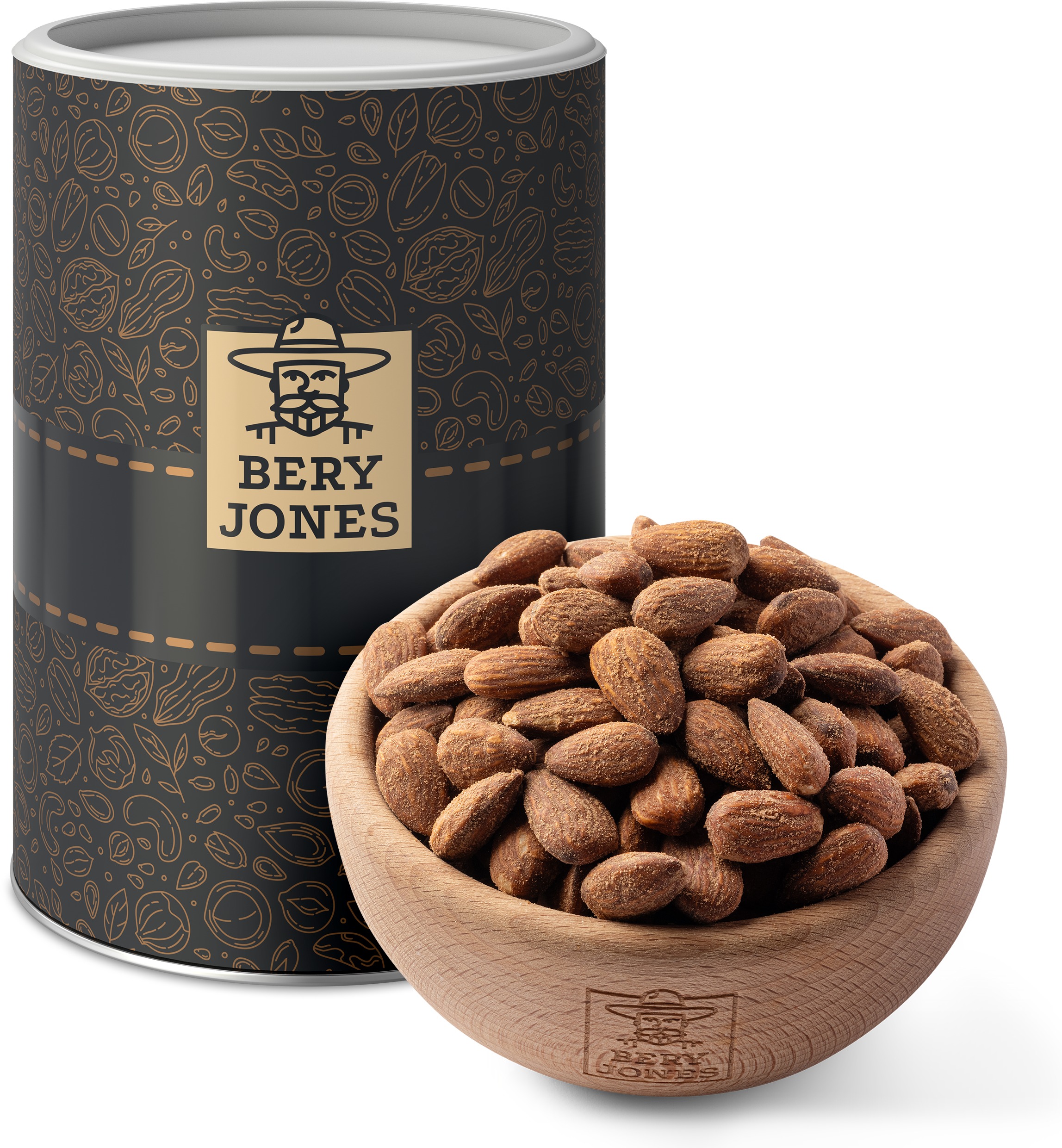 Bery Jones füstölt ízű mandula tubusban, 450g