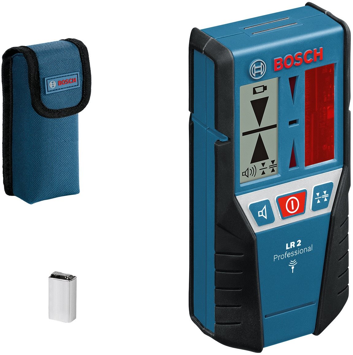 BOSCH Professional LR 2 lézersugár vevő, 0.601.069.100 (1× 9 V)