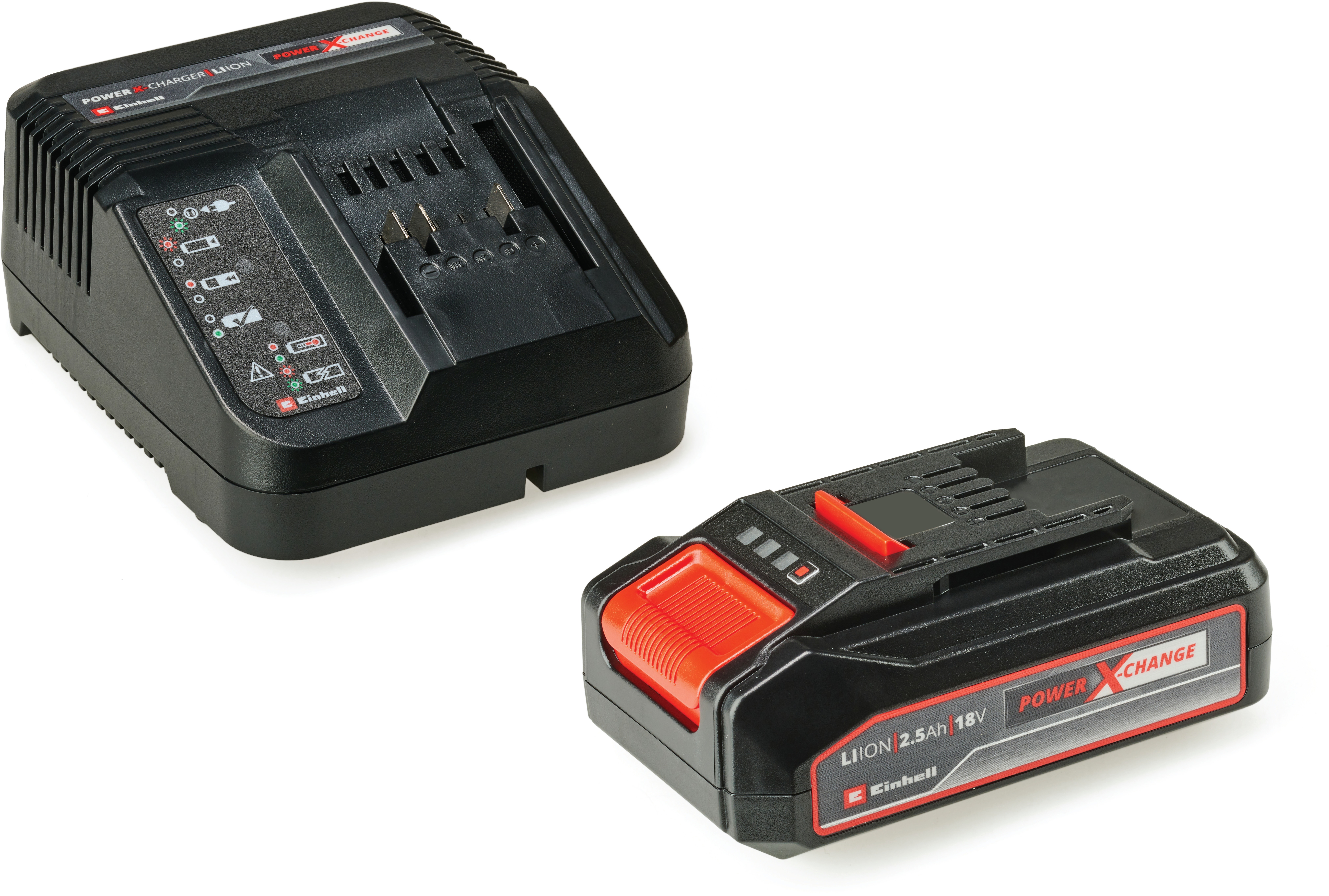 EINHELL Power X-Change 18 V Starter Kit (2,5 Ah akkumulátor + töltő), 4512097