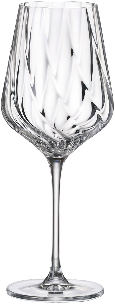 BOHEMIA ROYAL CRYSTAL fehérboros készlet Crystal Winestar Spirale 485 ml, 6 darab