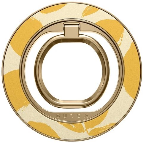 Burga Magnetic Ring Holder, Gold Lemon Tart