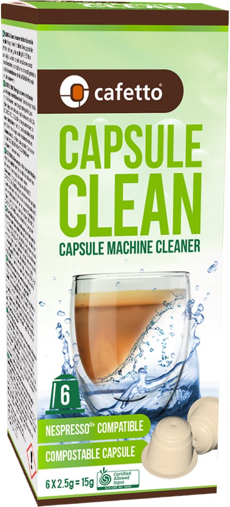 Cafetto Capsule Clean, 6 db