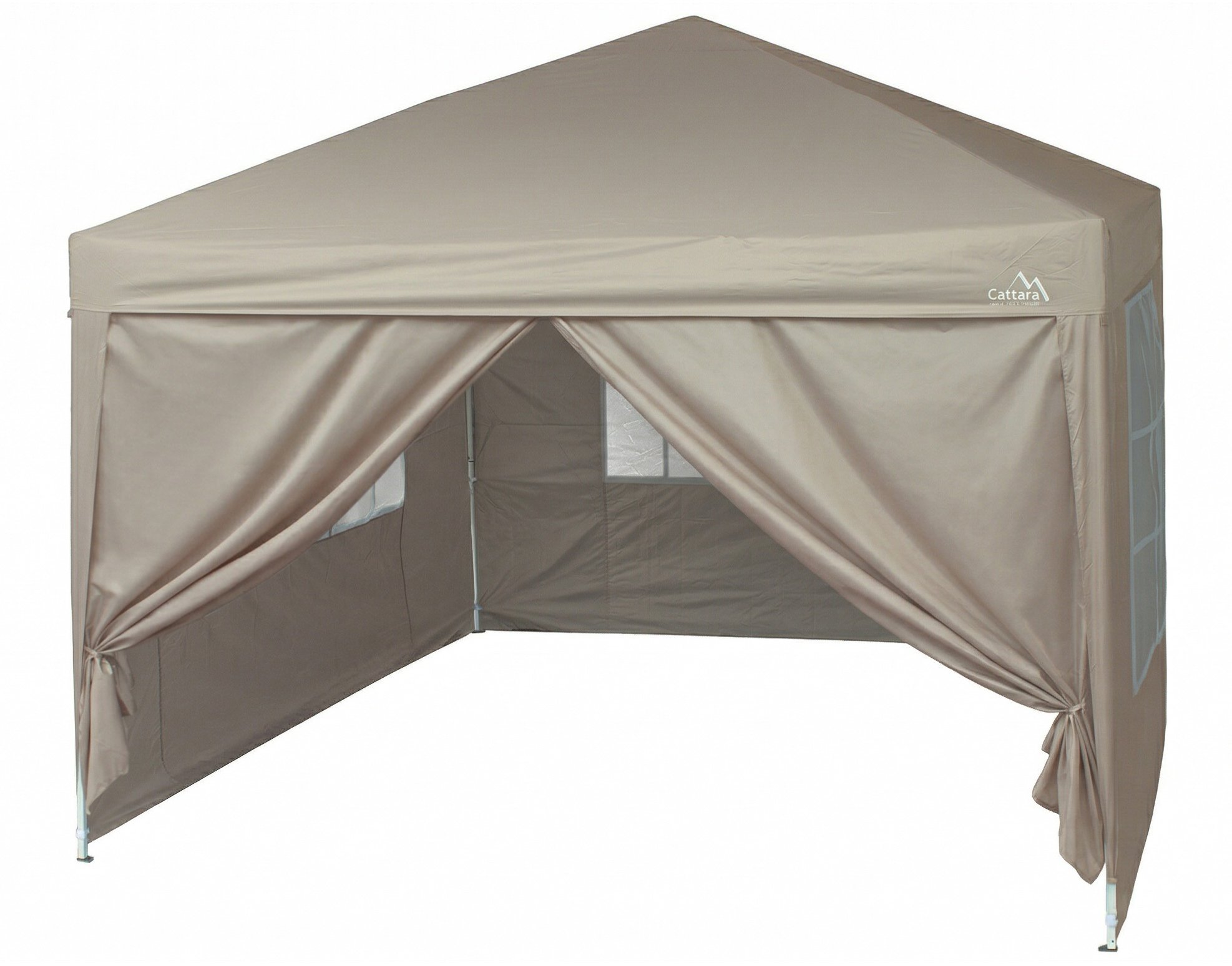 Cattara Palace Ollóvázas partisátor, 3×3 m, oldalfallal, bézs, vízálló