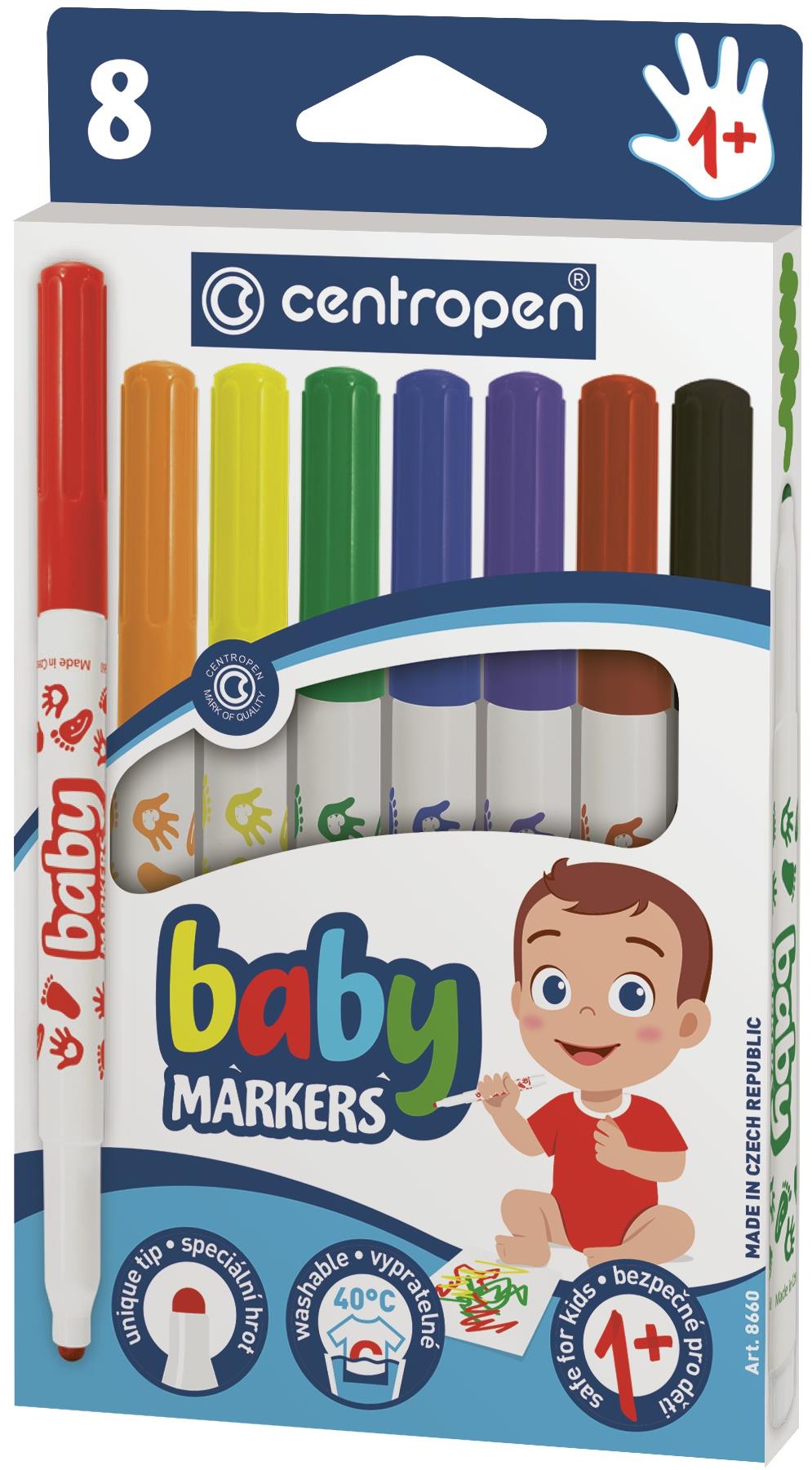 Centropen Baby 8660 marker, 8 db