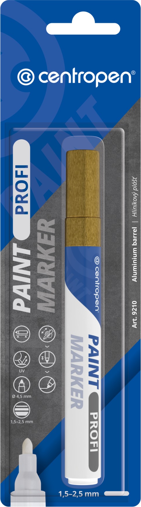 Centropen 9210 Lakkmarker, arany