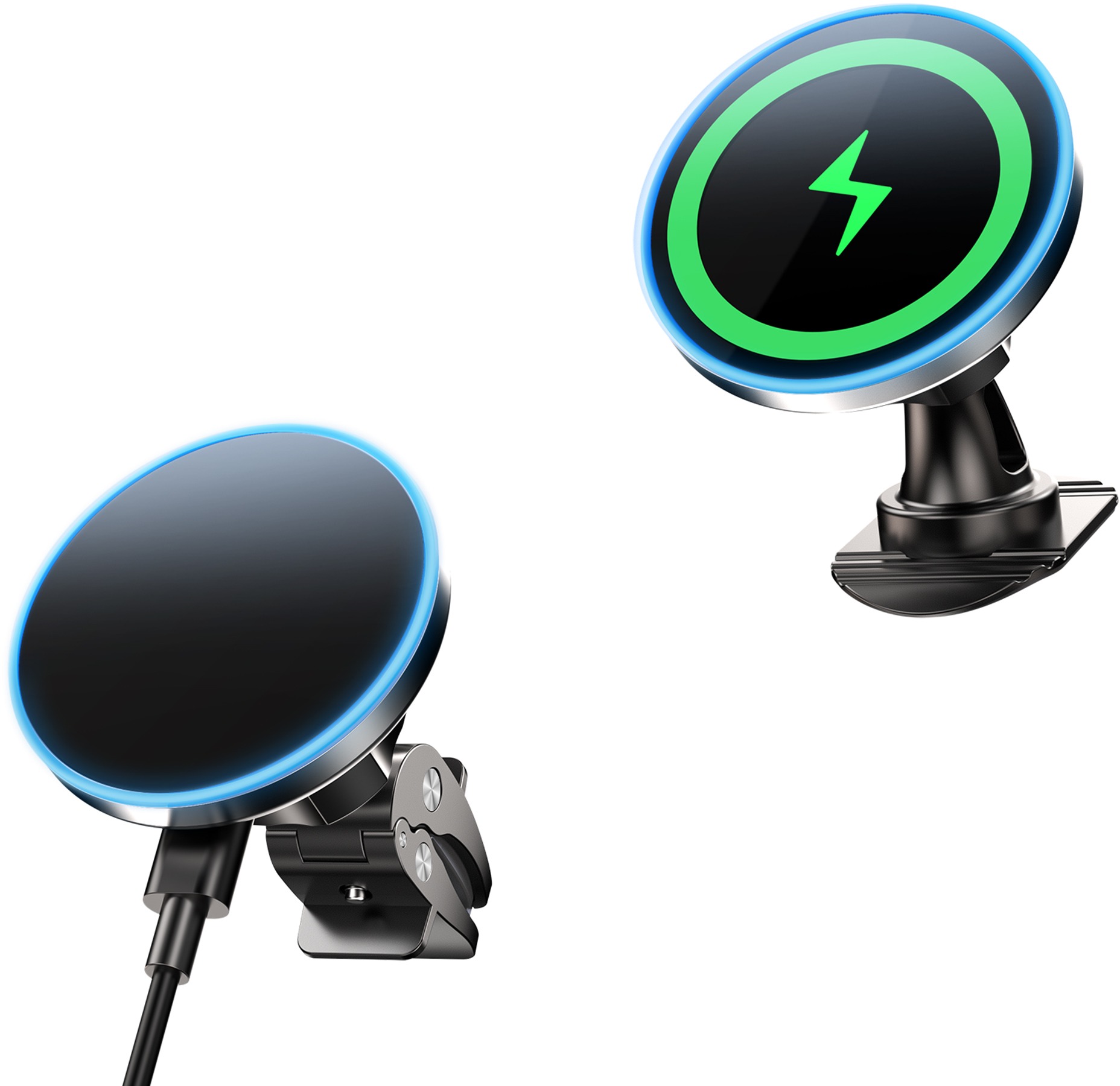ChoeTech 15W Round Magnetic car charger holder