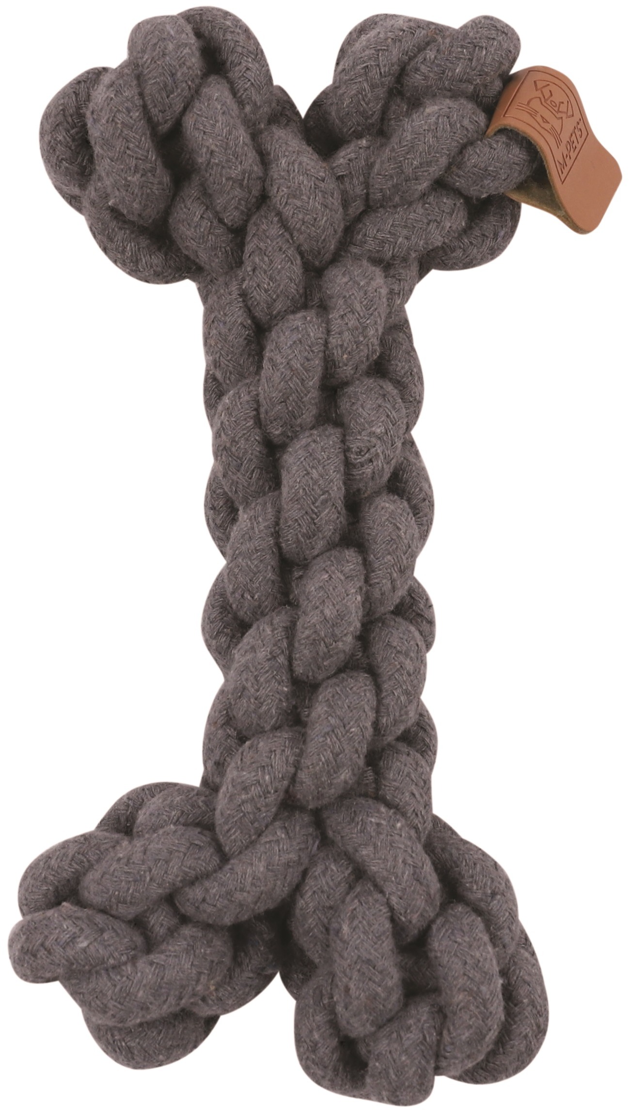 M-Pets COTO Pamut kötélcsont, szürke, 19 cm