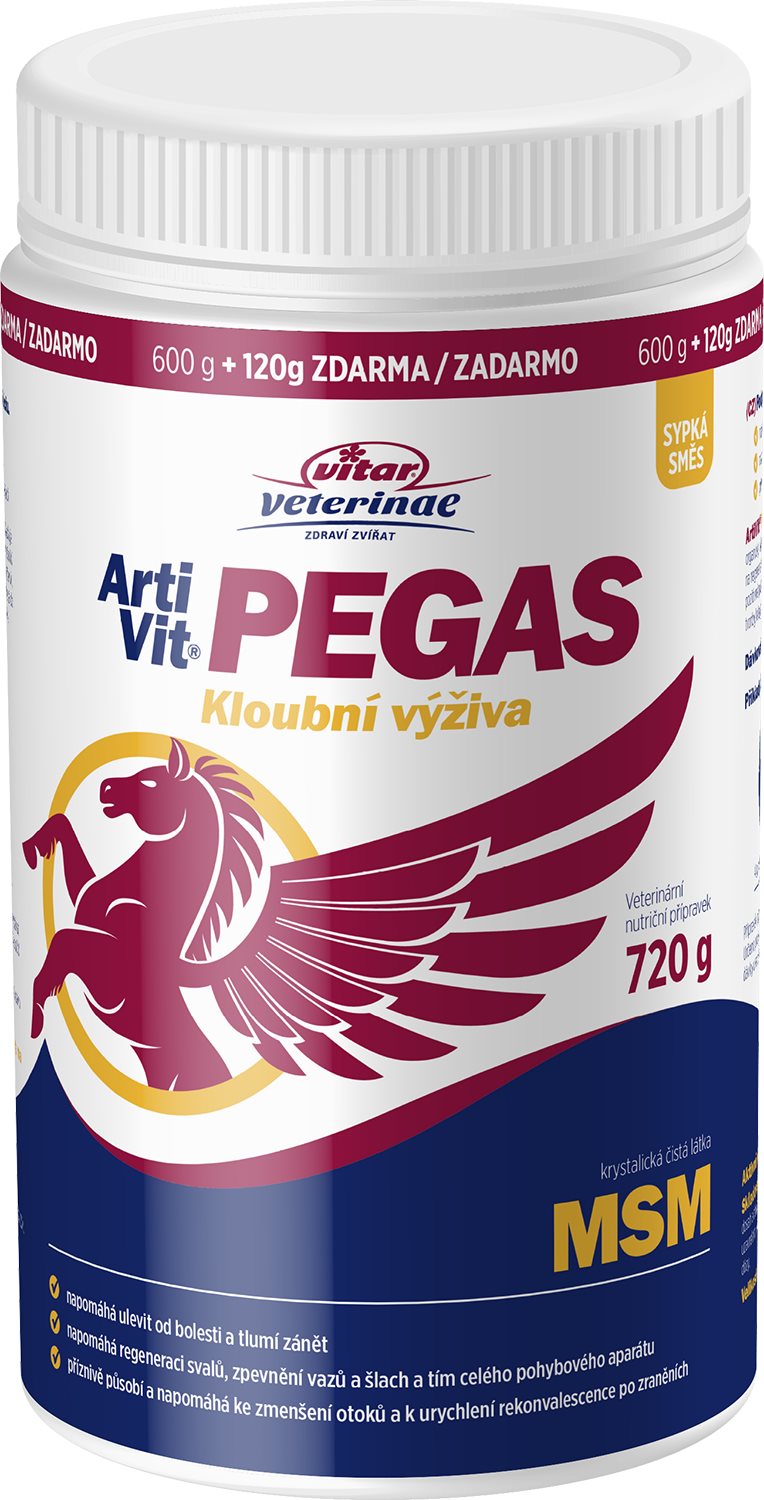 Vitar Veterinae ArtiVit Pegas MSM - 99,95% extra tisztaságú hatóanyag - 720 g