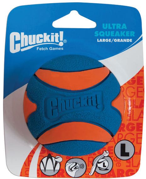 012228 Chuck It Ultra Squeaker Ball Dog Toy - Large