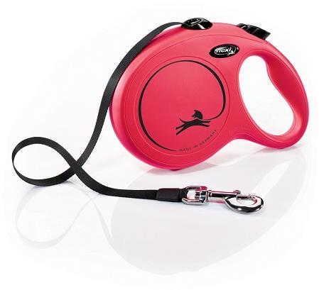 Flexi New Classic L póráz 8 m/50 kg piros