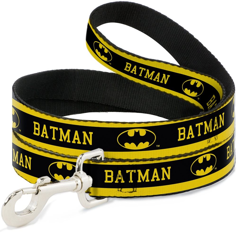 Buckle Down strapabíró kutyapóráz, hossza 120 cm, Batman