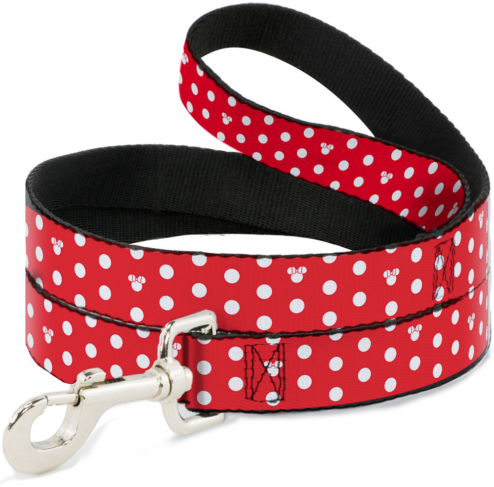 Buckle Down strapabíró kutyapóráz, 120 cm hosszú, Minnie Mouse,