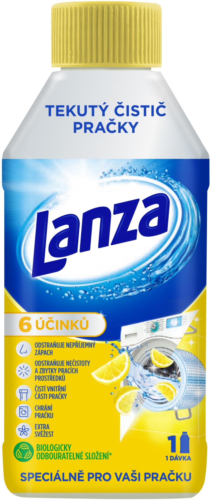 LANZA, folyékony, citrom friss, 250 ml