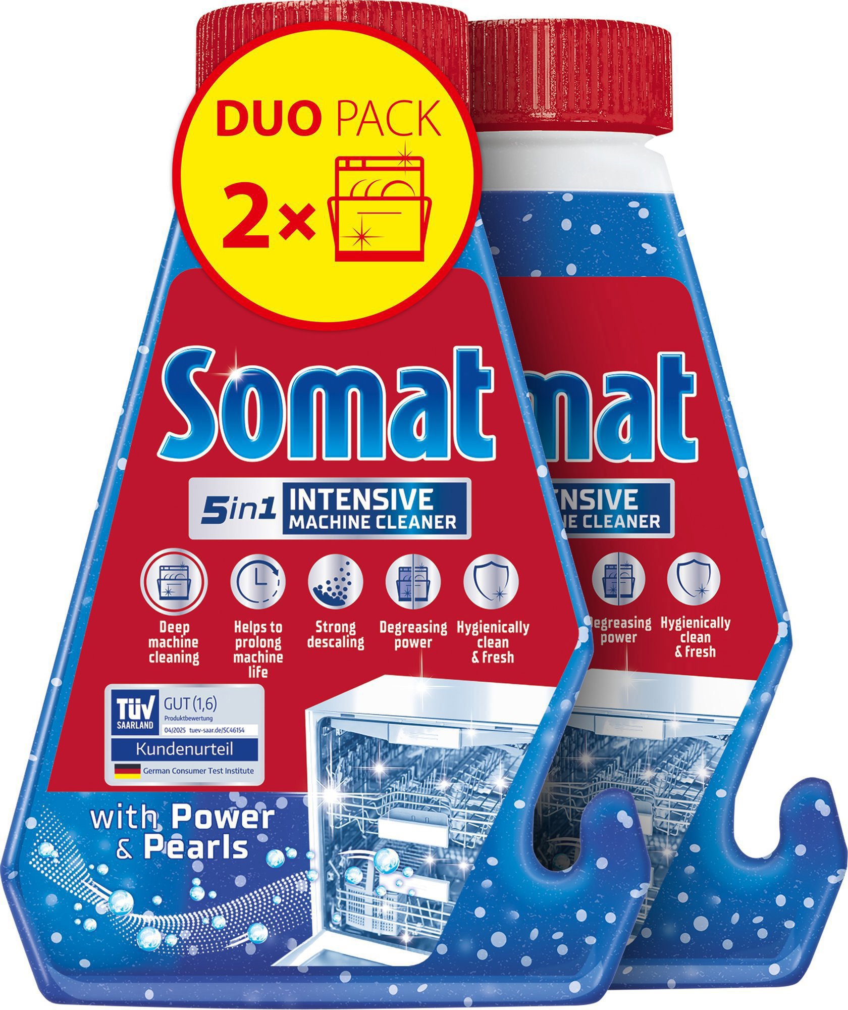 SOMAT mosogatógép tisztítószer 2× 250 ml