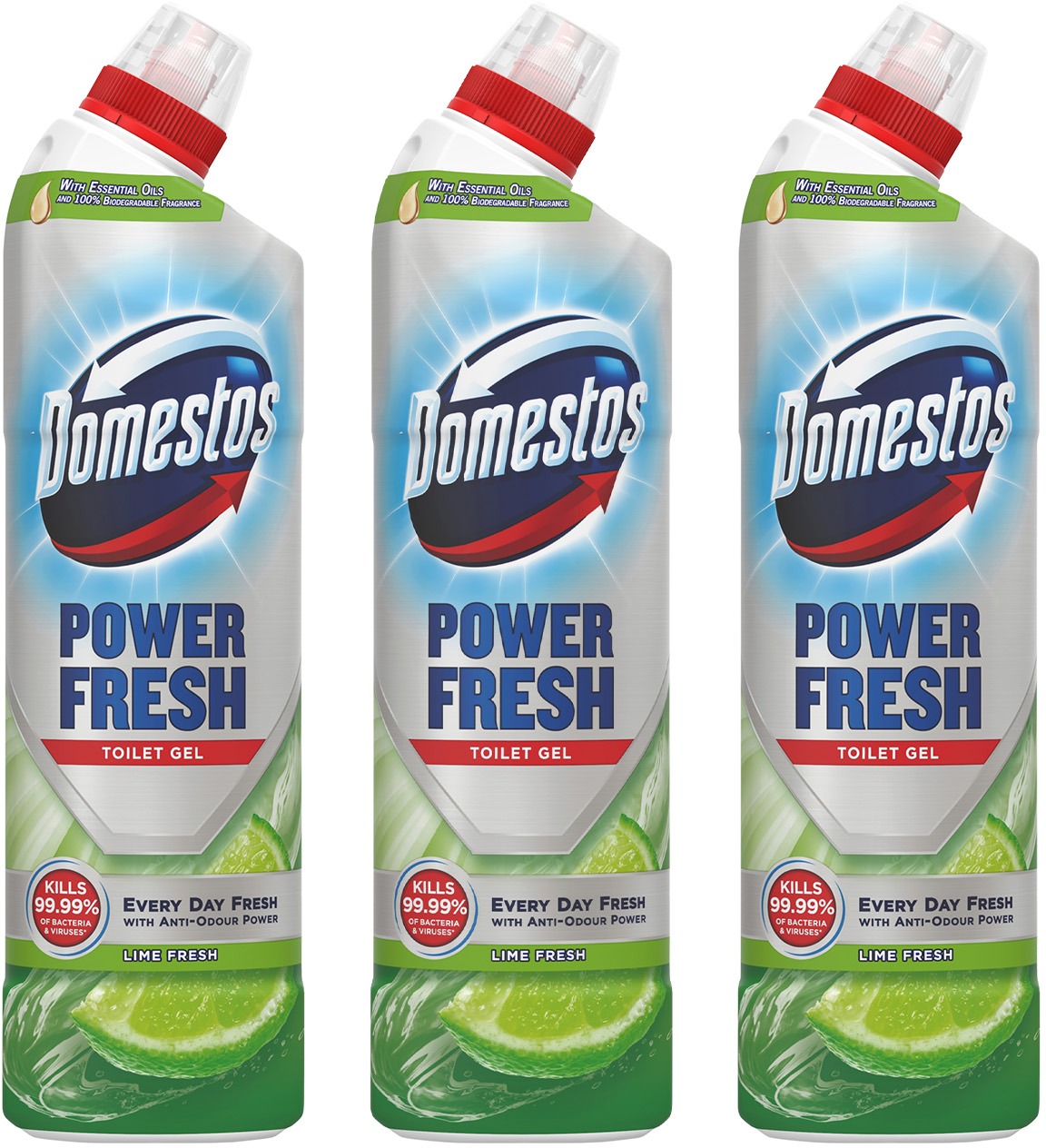 DOMESTOS Triopack Power Fresh Lime Fresh 700 ml