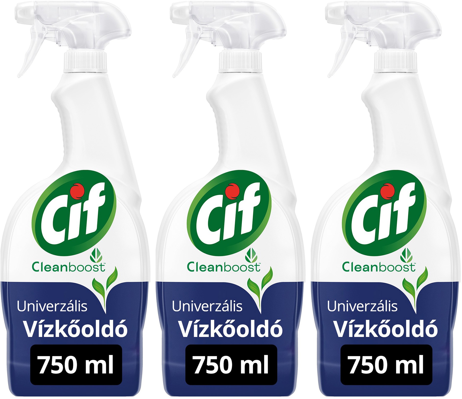 CIF Triopack Power & Shine Spray 750 ml