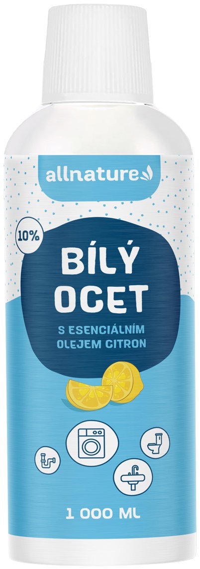 ALLNATURE 10%-os fehér ecet citrom illattal 1 l