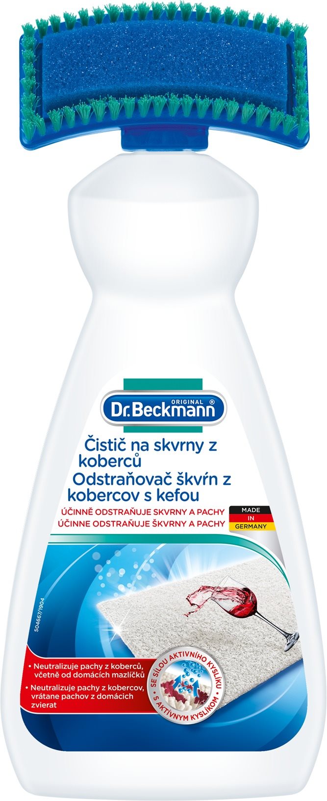 DR. BECKMANN Szőnyegtisztító kefével 650 ml