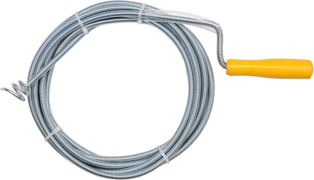 VOREL TO-55544 Lefolyótisztító spirál, átmérő 9 mm, 5 m
