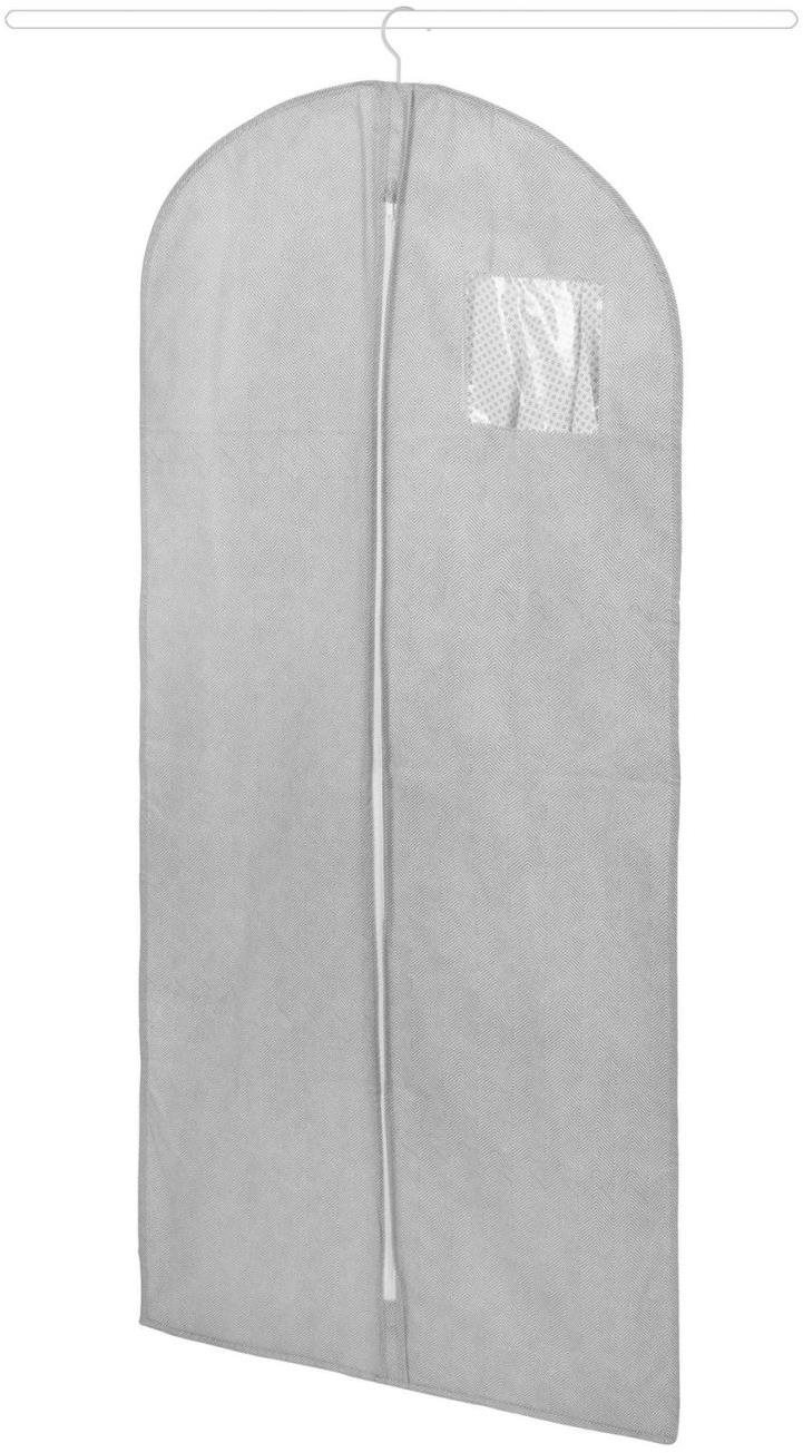 Compactor ruhazsák öltönyökhöz és hosszú ruhákhoz, Boston, 60 x 137 cm, szürke