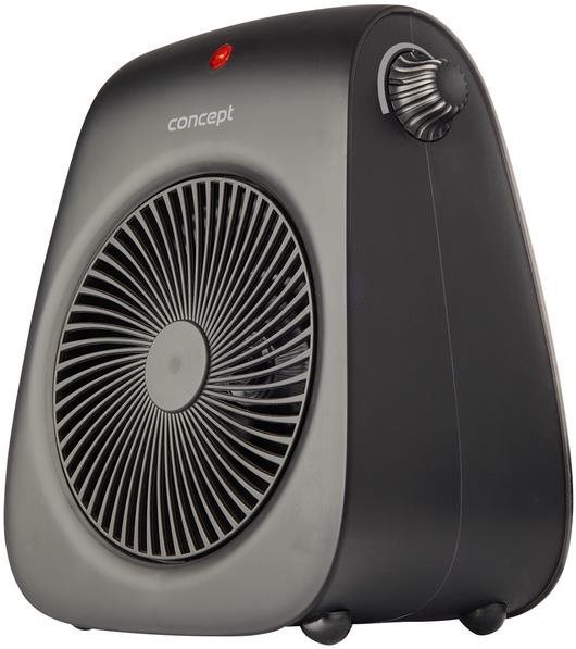 CONCEPT VT7041 Forrólevegős ventilátor, fekete