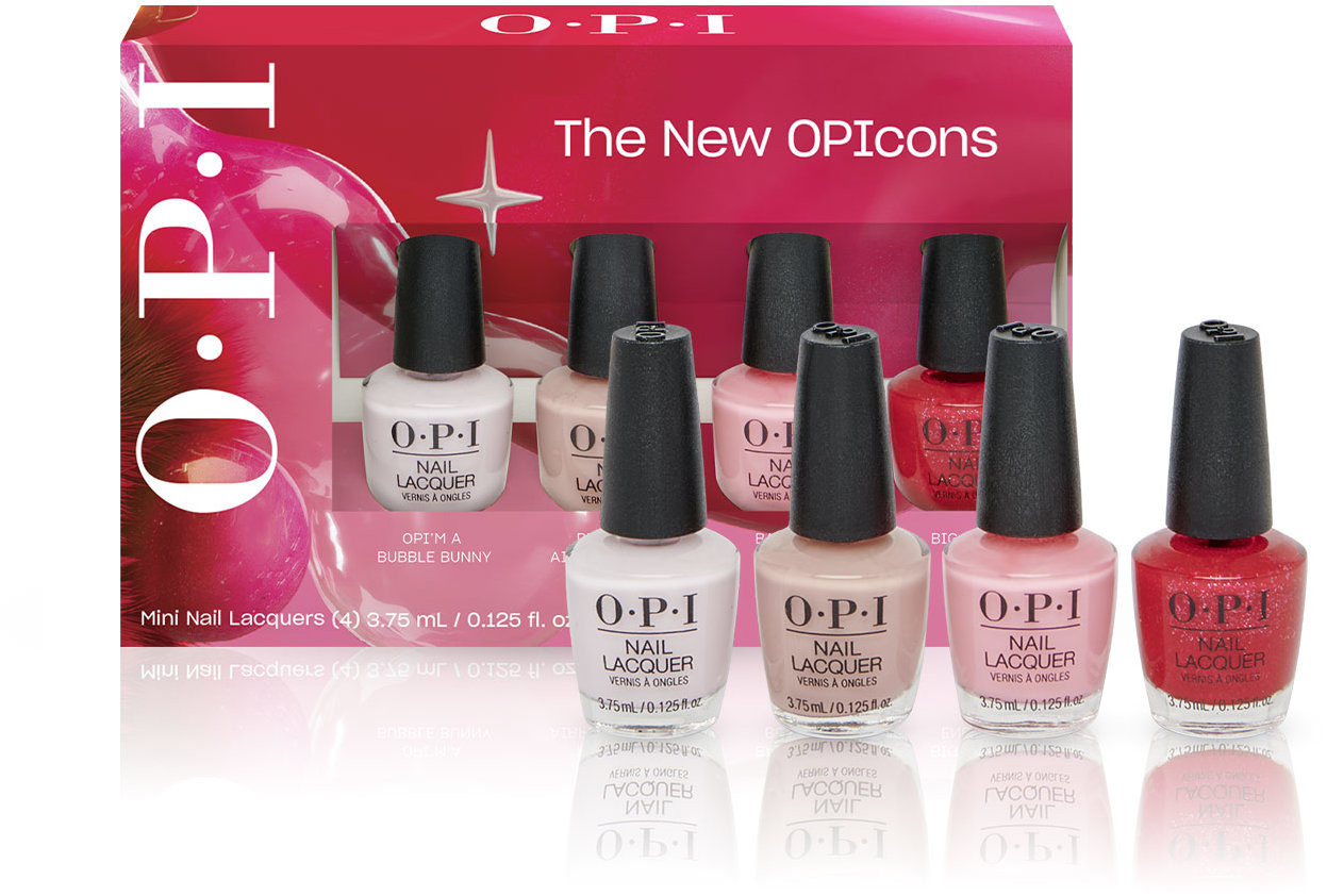 OPI Nail Lacquer 4pc mini-pack, 4 × 3,75 ml