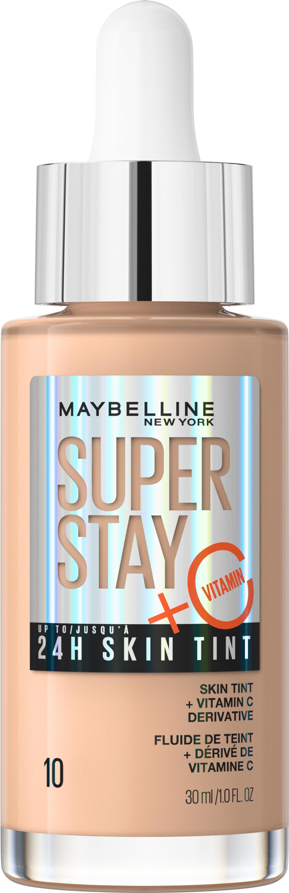 MAYBELLINE NEW YORK Super Stay Glow tonizáló alapozó szérum, 30 ml - Tint 10