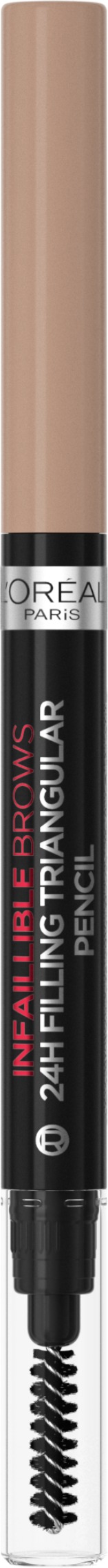 L'ORÉAL PARIS Infaillible Brows 24H Filling Triangular Pencil Dark Blonde szemöldökceruza, 1 ml