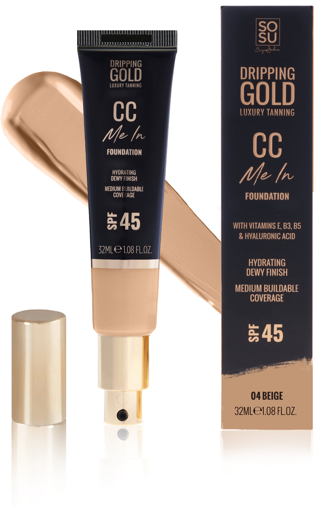 DRIPPING GOLD CC Me In Foundation Beige 04 SPF 45